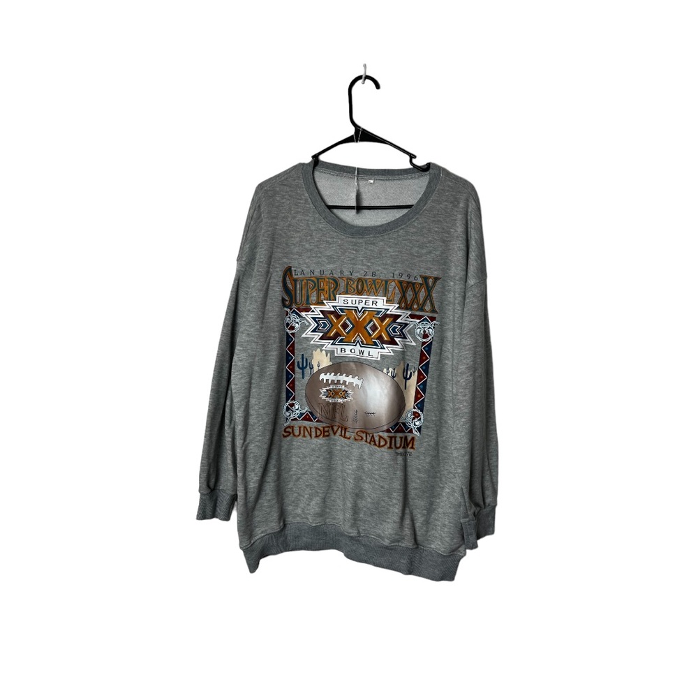 1996 vintage superbowl XXX cewneck